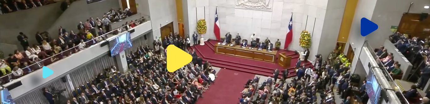 Congreso Nacional de Chile durante el cambio de mando