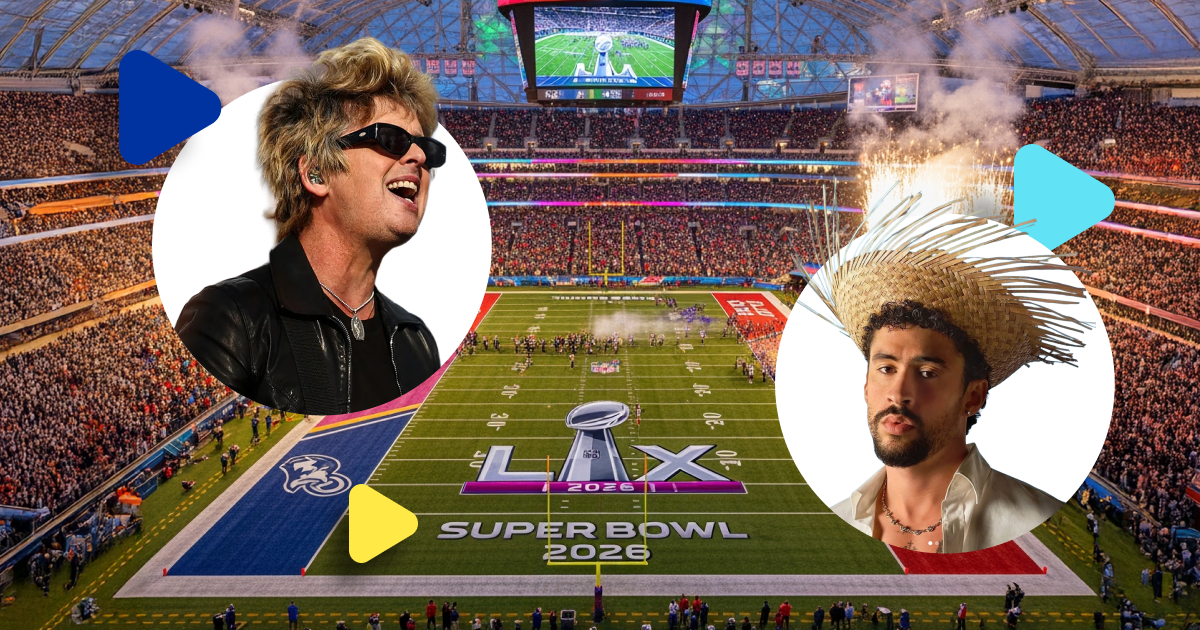 Super Bowl 2026 con Bad Bunny y Green Day